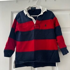 Ralph Lauren Navy and White Polo Shirt